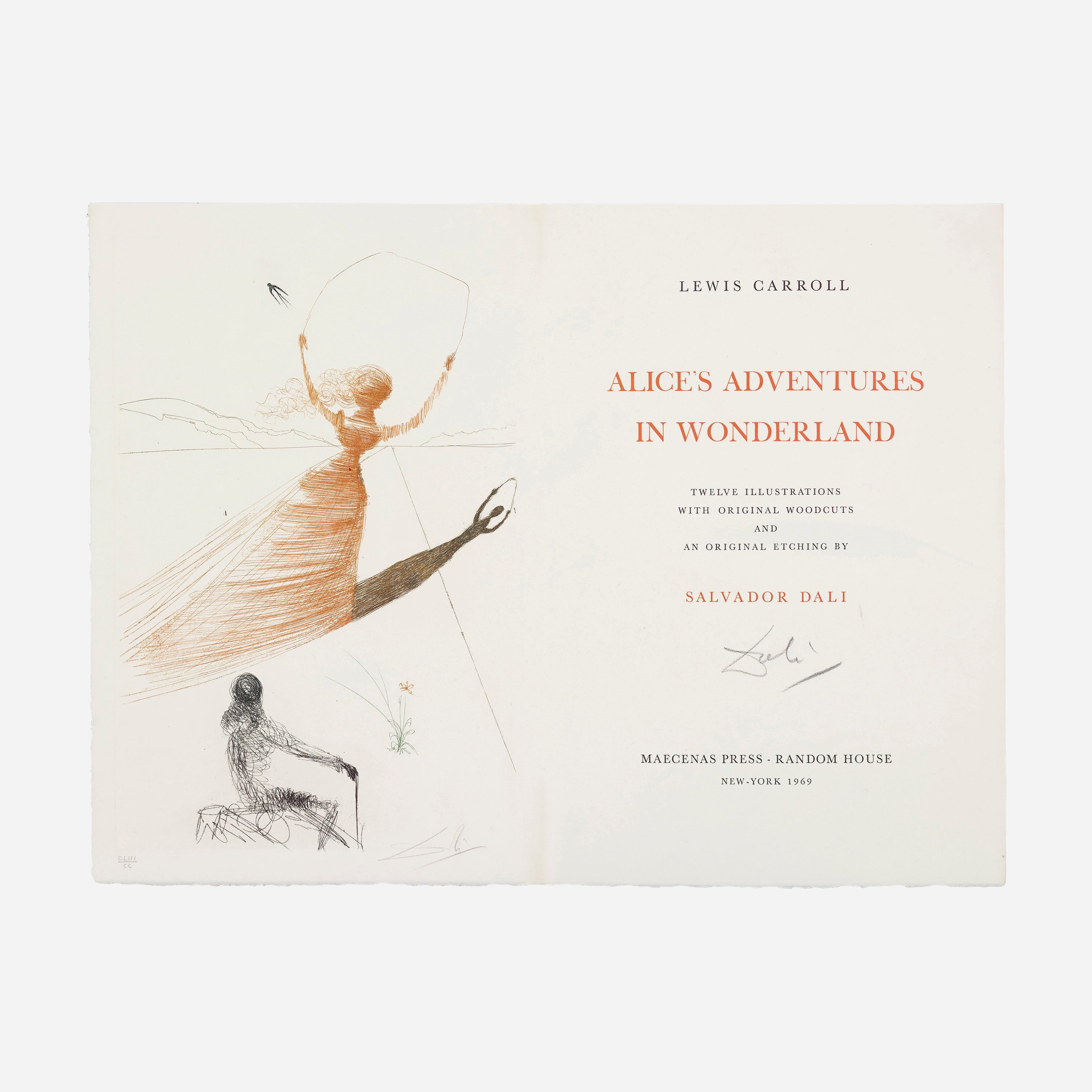 Alice in Wonderland Frontispiece, 1969