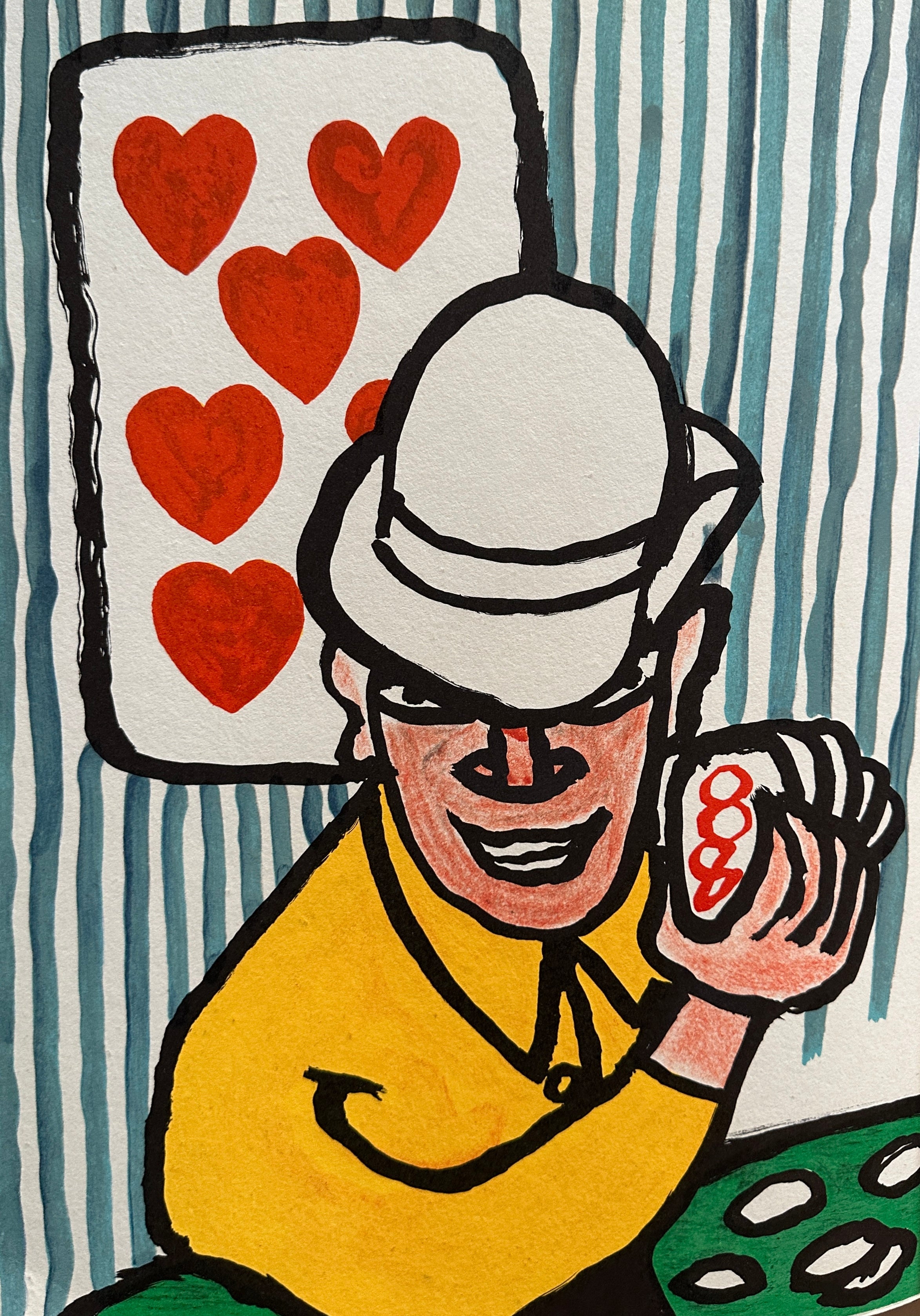 Craps Player  Derriere le Miroir #212